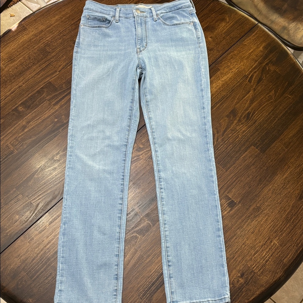 Levi’s Classic Straight Light Blue Denim Jeans
